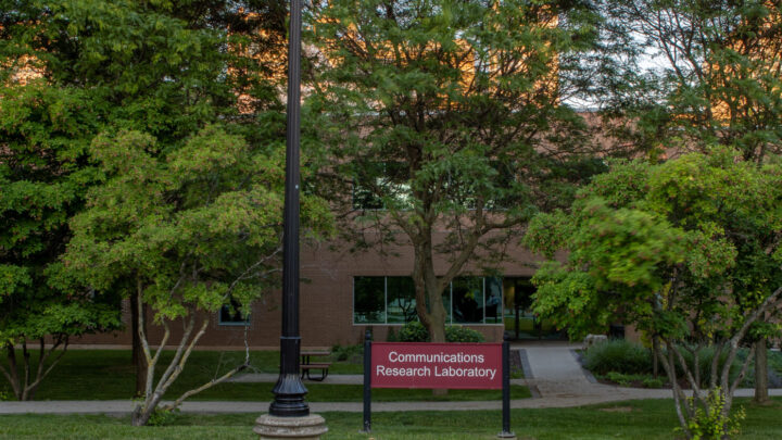 Communications Research Laboratory building at McMaster University